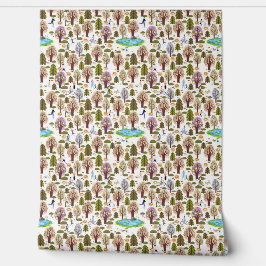 Ein Spaziergang im Park Tapete