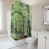 Ein Spaziergang im Wald Duschvorhang (Beispiel)