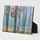 Ein Spaziergang im Wald Fotoplatte (Seite)