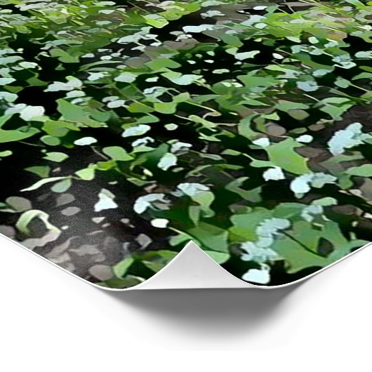 Ein Spaziergang im Wald Poster (Ecke)