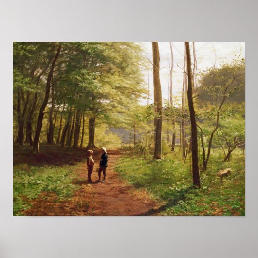Ein Spaziergang im Wald Poster (Vorne)
