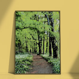 Ein Spaziergang im Wald Poster