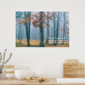 Ein Spaziergang im Wald Poster (Küche)