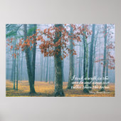 Ein Spaziergang im Wald Poster (Vorne)