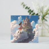 Ein Spaziergang in den Wolken Karte (Stehend Vorderseite)