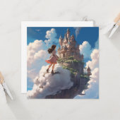 Ein Spaziergang in den Wolken Karte (Vorderseite/Rückseite Beispiel)