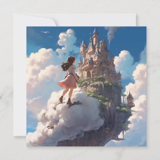 Ein Spaziergang in den Wolken Karte (Vorderseite)