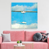 Ein Spaziergang in den Wolken Leinwanddruck (Insitu (Wohnzimmer))