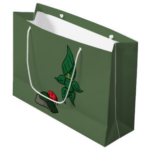 Ein Spaziergang in der Geschenktasche des Waldes Große Geschenktüte