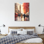 Ein Spaziergang in der Londoner Leinwand Poster Pr (Insitu (Schlafzimmer))
