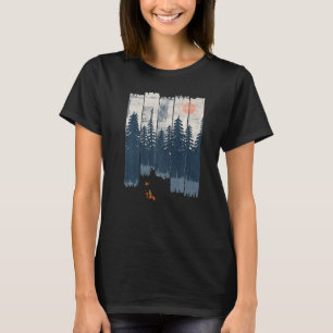 Ein Spaziergang in der Natur - Sonnenuntergang im  T-Shirt