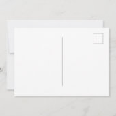 Ein Spaziergang in die schöne Lichtkarte Karte (Rückseite)