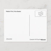 Ein Spaziergang mit der Postkarte des Parks (Rückseite)
