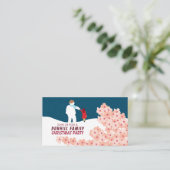 Ein Spaziergang mit Snowman, Weihnachts-Party-Tick Begleitkarte (Stehend Vorderseite)