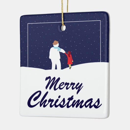 Ein Spaziergang mit Snowman Weihnachtsschmuck in d (Links)