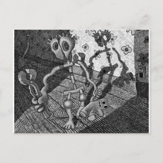 ein Spaziergang mit Zangen Postkarte (Vorderseite)