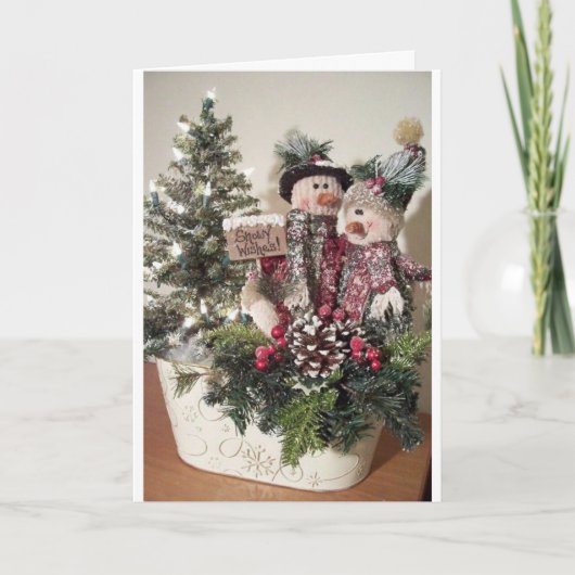 EIN "SPEISCHER" GEBURTSTAG/CHRISTMAS TOAST FEIERTAGSKARTE (Vorderseite)