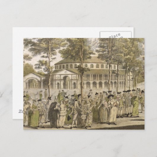 Ein Spektakel im Ranelagh-Garten mit dem Rotunda Postkarte (Vorne/Hinten)