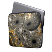 Ein spektakuläres Ballett in der Silber- und Gold- Laptopschutzhülle (Vorderseite Links)