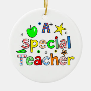 Ein spezieller Lehrer Keramikornament