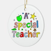 Ein spezieller Lehrer Keramikornament (Links)