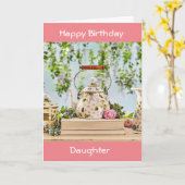 EIN SPEZIELLER TEA-POT FÜR EINE BESONDERE TOCHTER KARTE (Gelbe Blume)