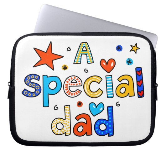 Ein spezieller Vater Laptopschutzhülle (Vorderseite)