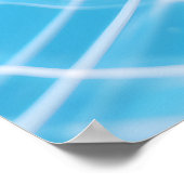 Ein Spiegelbild der Transparenz des Wassers Poster (Ecke)