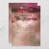 Ein Spiel, das in den Himmeln gemacht wurde Einladung (Vorne/Hinten)