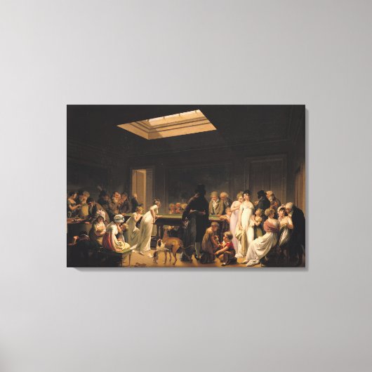Ein Spiel der Billard, 1807 Leinwanddruck (Vorderseite)