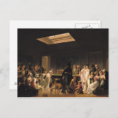 Ein Spiel der Billard, 1807 Postkarte (Vorne/Hinten)