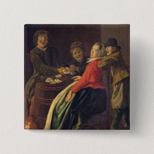 Ein Spiel der Karten Button (Vorderseite)