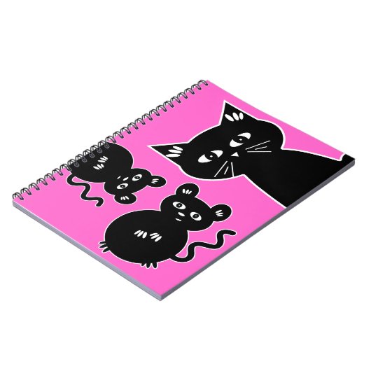 Ein Spiel der Katze und der Maus Notizblock (Linke Seite)