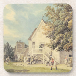 Ein Spiel der Schüsseln auf dem Bowling Green Untersetzer