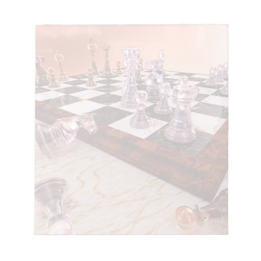 Ein Spiel mit Schach Notizblock (Vorderseite)