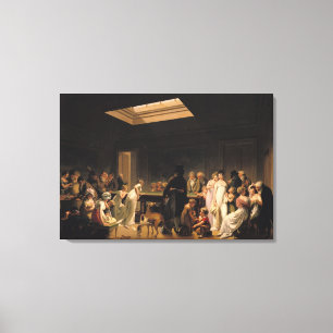 Ein Spiel von Billard, 1807 Leinwanddruck