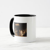 Ein Spiel von Billard, 1807 Tasse (Vorderseite Links)