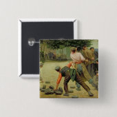 Ein Spiel von Bourles in Flandern, 1911 Button (Vorne & Hinten)