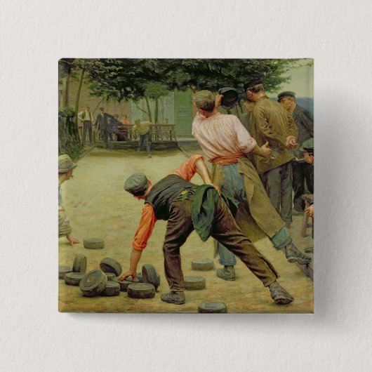 Ein Spiel von Bourles in Flandern, 1911 Button (Vorderseite)