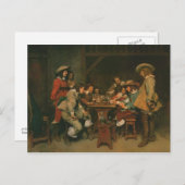 Ein Spiel von Piquet Postkarte (Vorne/Hinten)