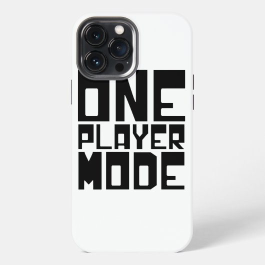 EIN-SPIELER-MODUS iPhone HÜLLE (Rückseite)