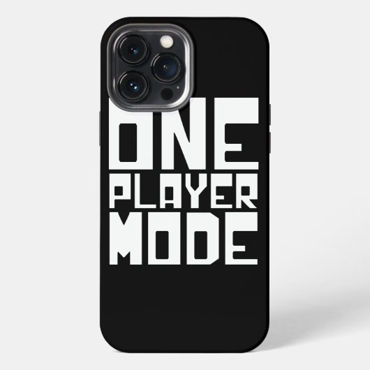 EIN-SPIELER-MODUS iPhone HÜLLE (Rückseite)