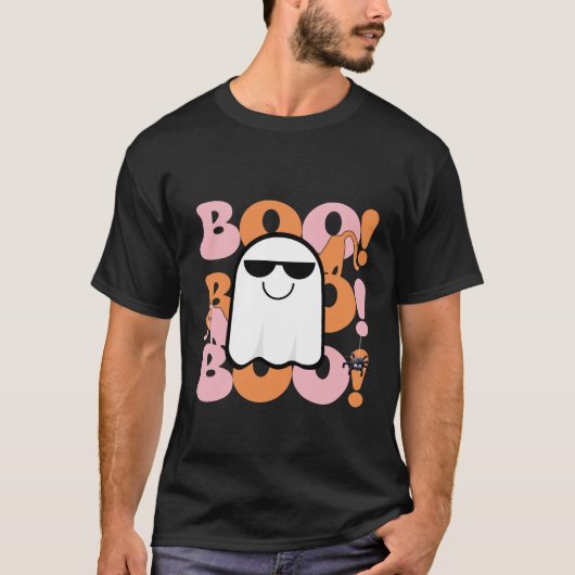 Ein spielerischer Halloween Flüchtige Blick-a-Boo! T-Shirt (Vorderseite)