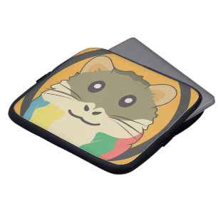 Ein spielerischer und lustiger Hamster Laptopschutzhülle