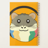 Ein spielerischer und lustiger Hamster Planer (Rückseite)