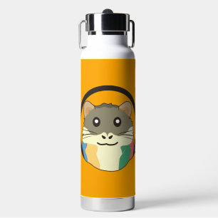 Ein spielerischer und lustiger Hamster Trinkflasche