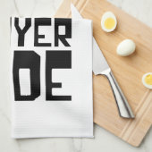 EIN SPIELMODUS GESCHIRRTUCH (Viertel Falte)