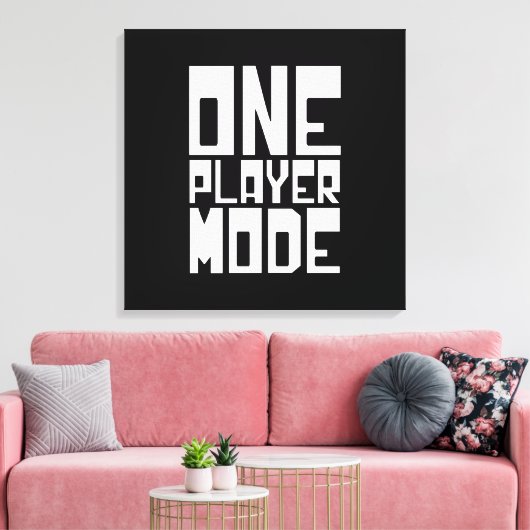 EIN SPIELMODUS LEINWANDDRUCK (Insitu (Wohnzimmer))