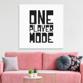 EIN SPIELMODUS LEINWANDDRUCK (Insitu (Wohnzimmer))