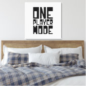 EIN SPIELMODUS LEINWANDDRUCK (Insitu (Schlafzimmer))